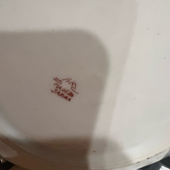 Japanese Set of 2 Vintage Trinket Dishes with Finger Hsndle - Picture 8 of 10